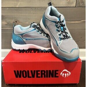 NEW Wolverine Fairmont St Oxford Work Boots Sz 7 M Steel Toe Slip Resistant